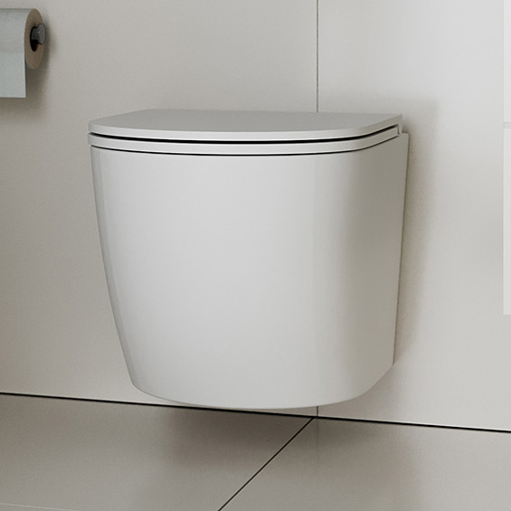 Hagser Beno miska WC z deską wolnoopadającą wisząca bez kołnierza biały HGR13000042 - Wysyłka w 24h