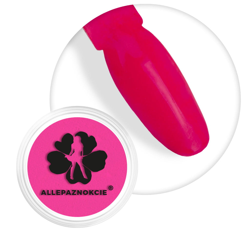 Pyłek do paznokci Smoke Nails Efekt Dymu Allepaznokcie Neon Pink Nr 09