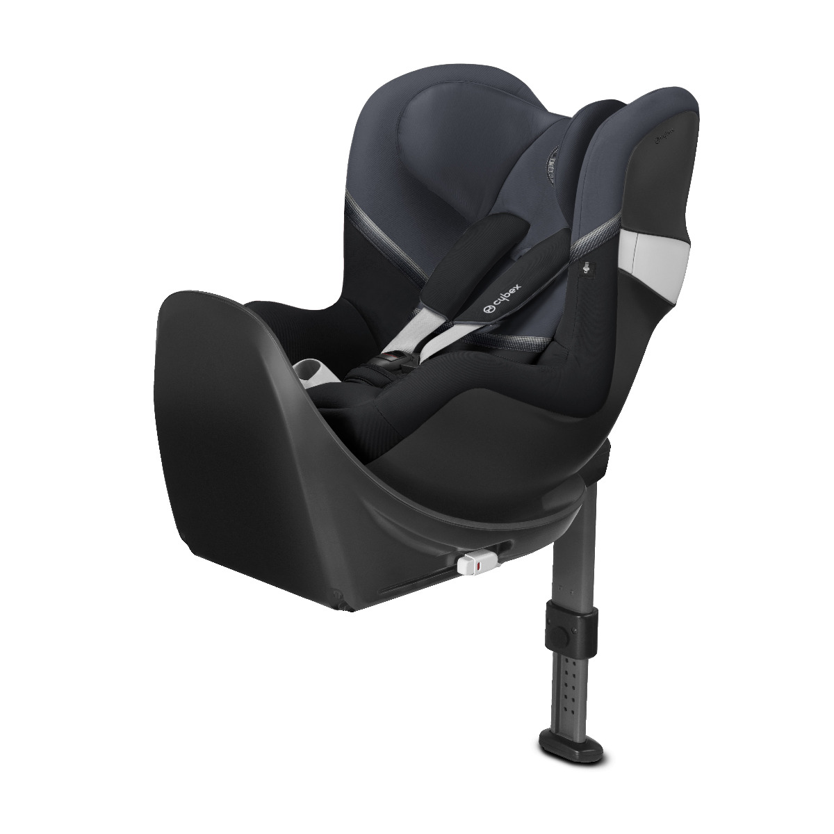 Cybex, Sirona M2 I-Size - fotelik samochodowy z bazą M od urodzenia do 105 cm, do ok. 4 lat-Granite Black