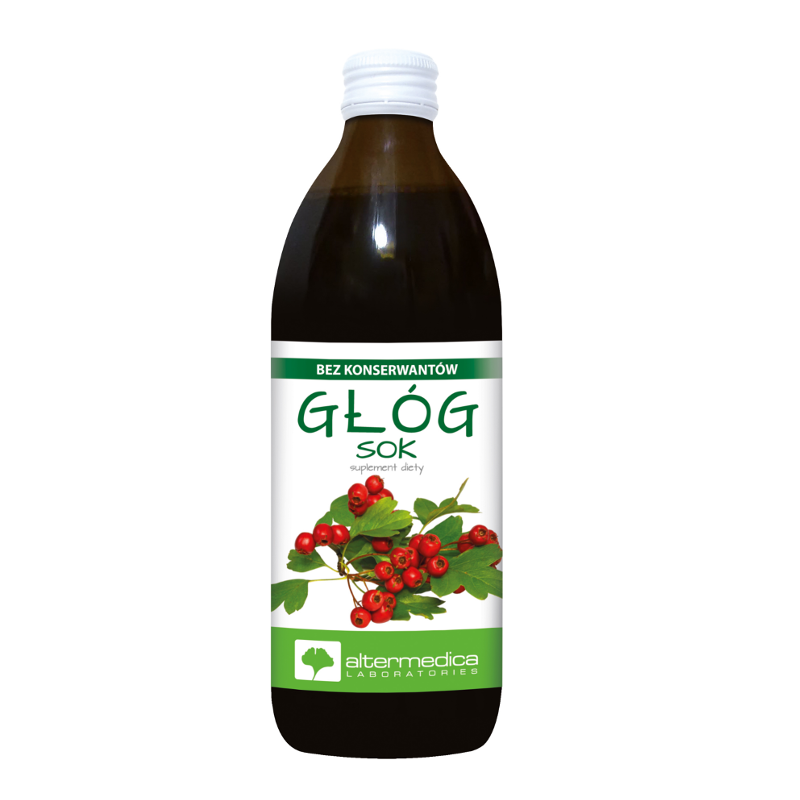 Sok z głogu (GŁÓG) 500 ml
