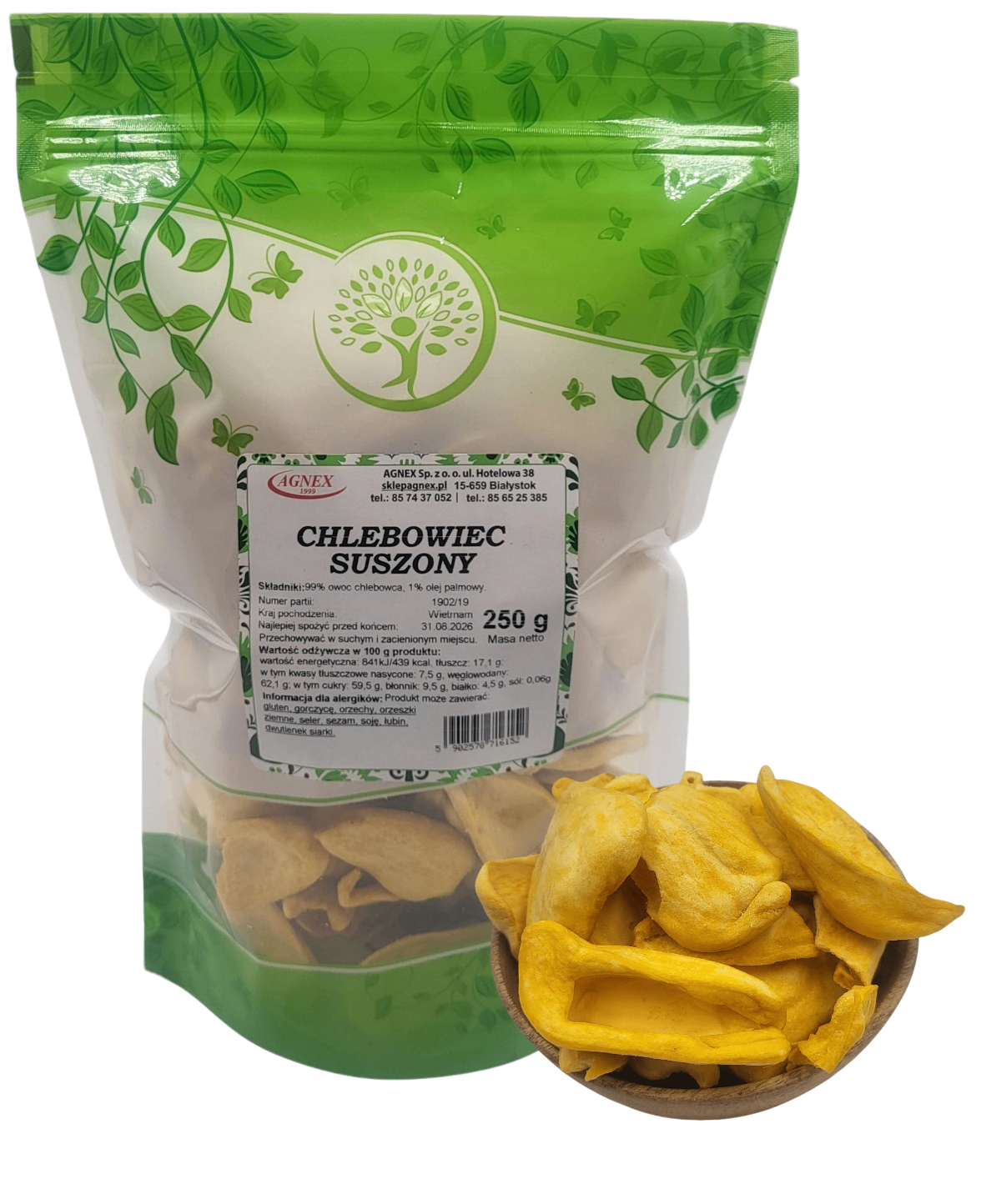 Chlebowiec suszony (JACKFRUIT) 250 g