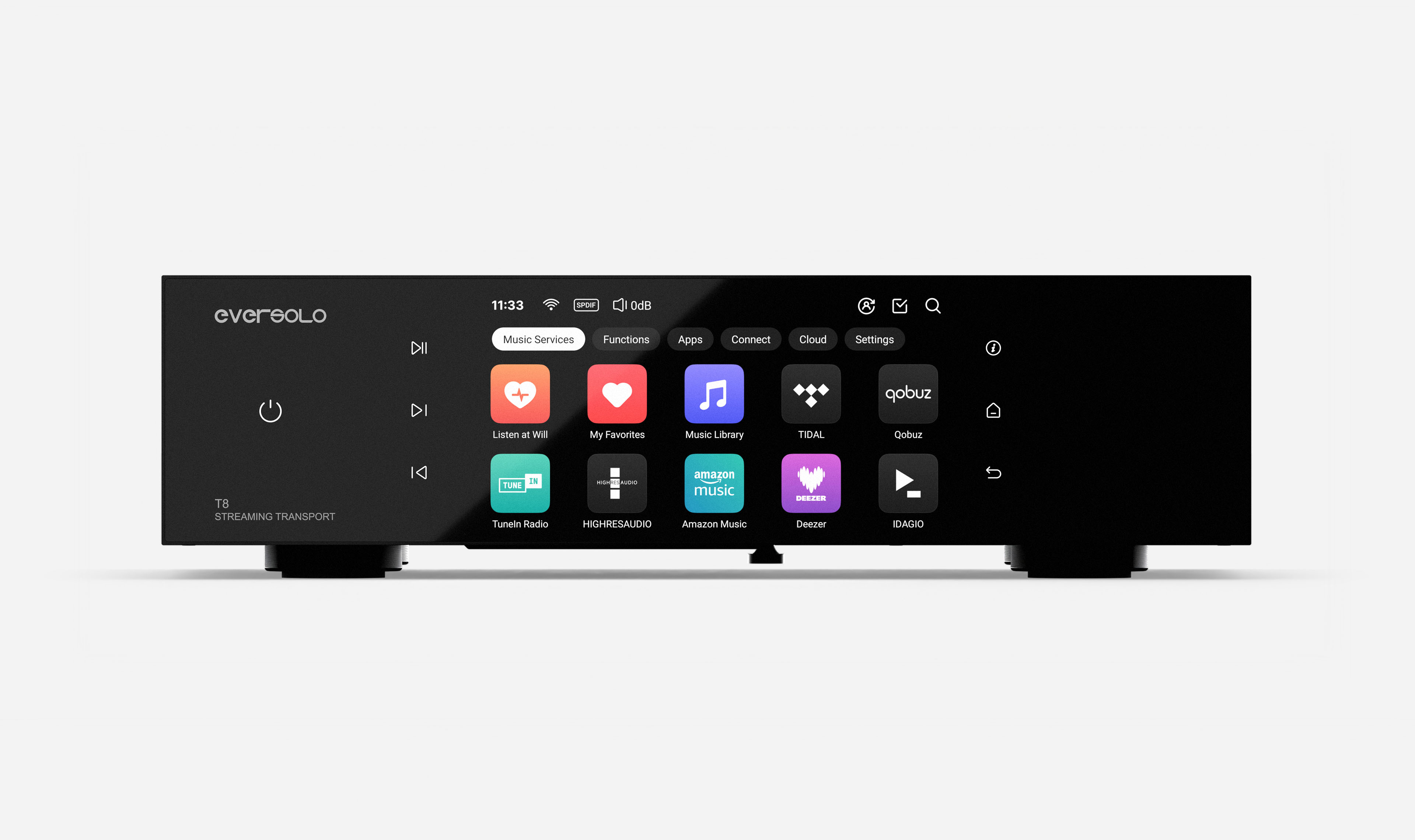 Eversolo t8 – referencyjny transport sieciowy hi-end
