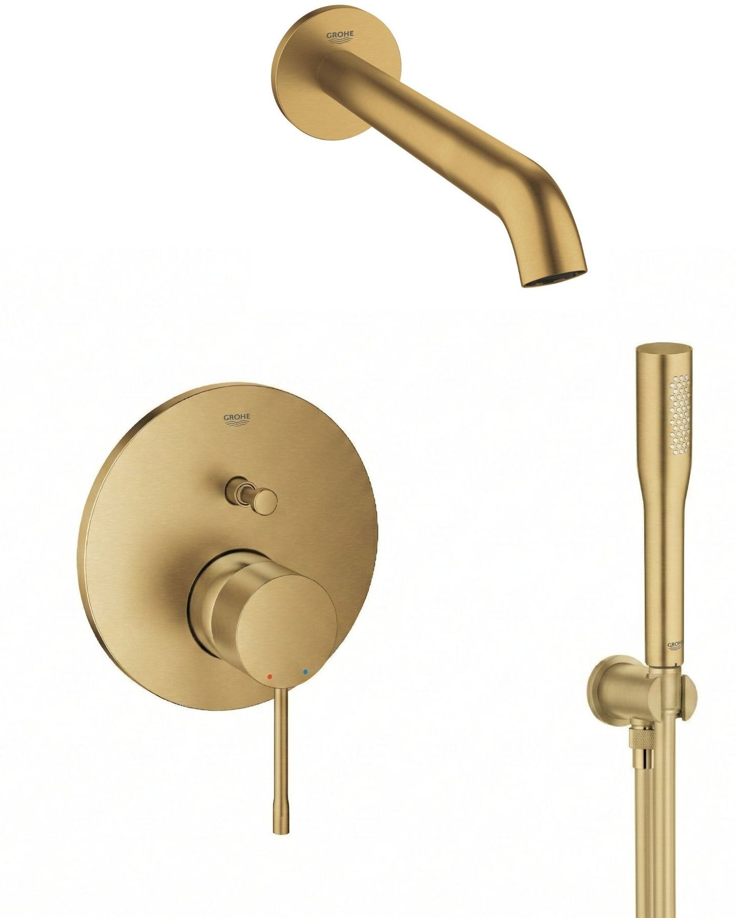 Darmowa Dostawa - Zestaw prysznicowy podtynkowy brushed cool sunrise Grohe Essence abset12123