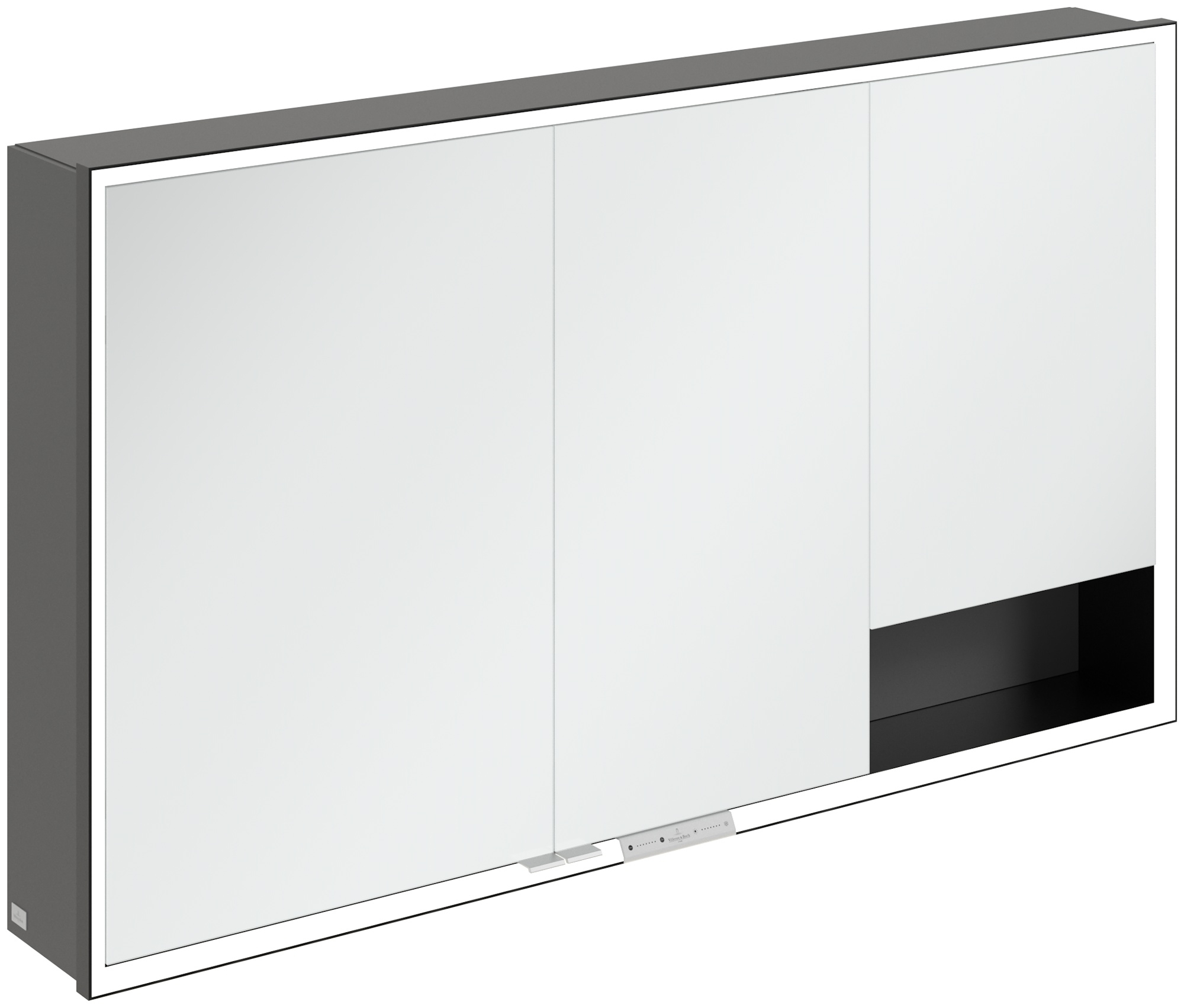Darmowa Dostawa - Szafka 130x16.8x75 cm z lustrem grafitowa Villeroy & Boch My View+ B48113VR