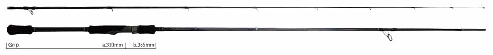 Yamaga Blanks Wędka Mebius 85ML Spin 255cm 24g