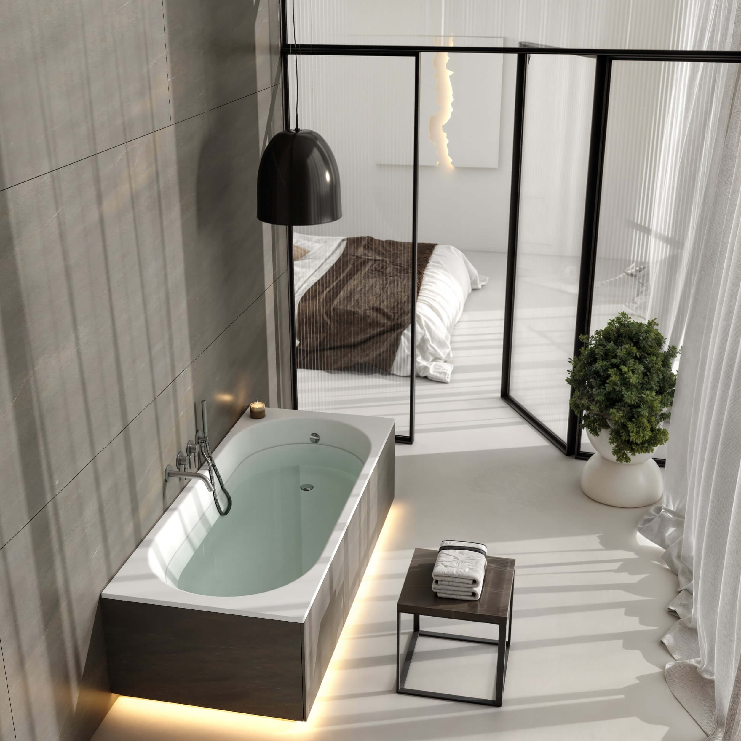 Schedpol Tara White Mat SET wanna z obudową 180x80 cm biała 3.588/B/MG/OULED/S