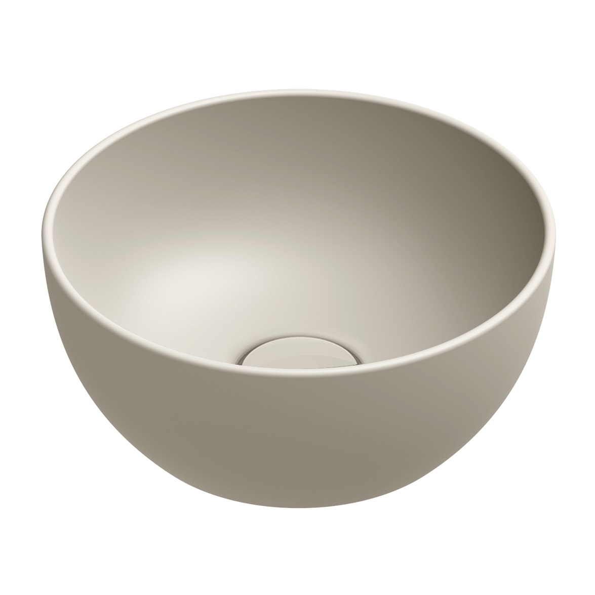 Catalano Sfera umywalka 32 cm nablatowa okrągła sabbia satinato 0523320029