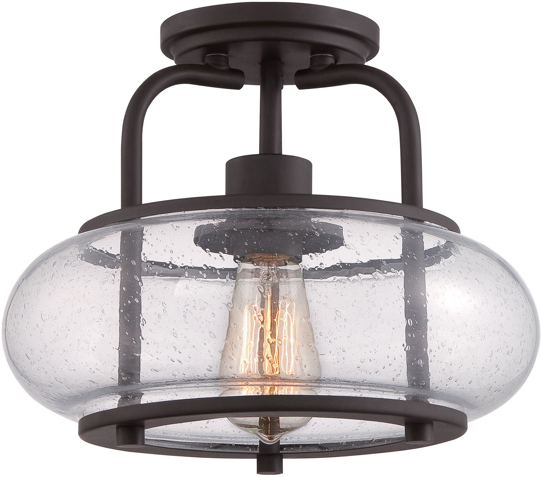 Elstead Lighting Trilogy lampa podsufitowa 1x60 W stary brąz QZ-TRILOGY-SF-S