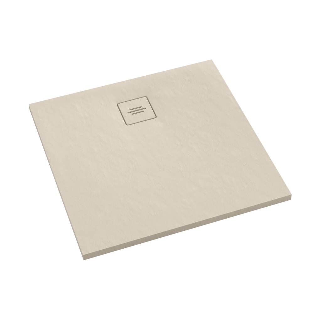 Schedline Protos Cashmere Stone brodzik kwadratowy 100x100 cm beżowy 3SP.P2K-100100/PK/ST-M1/PK/ST