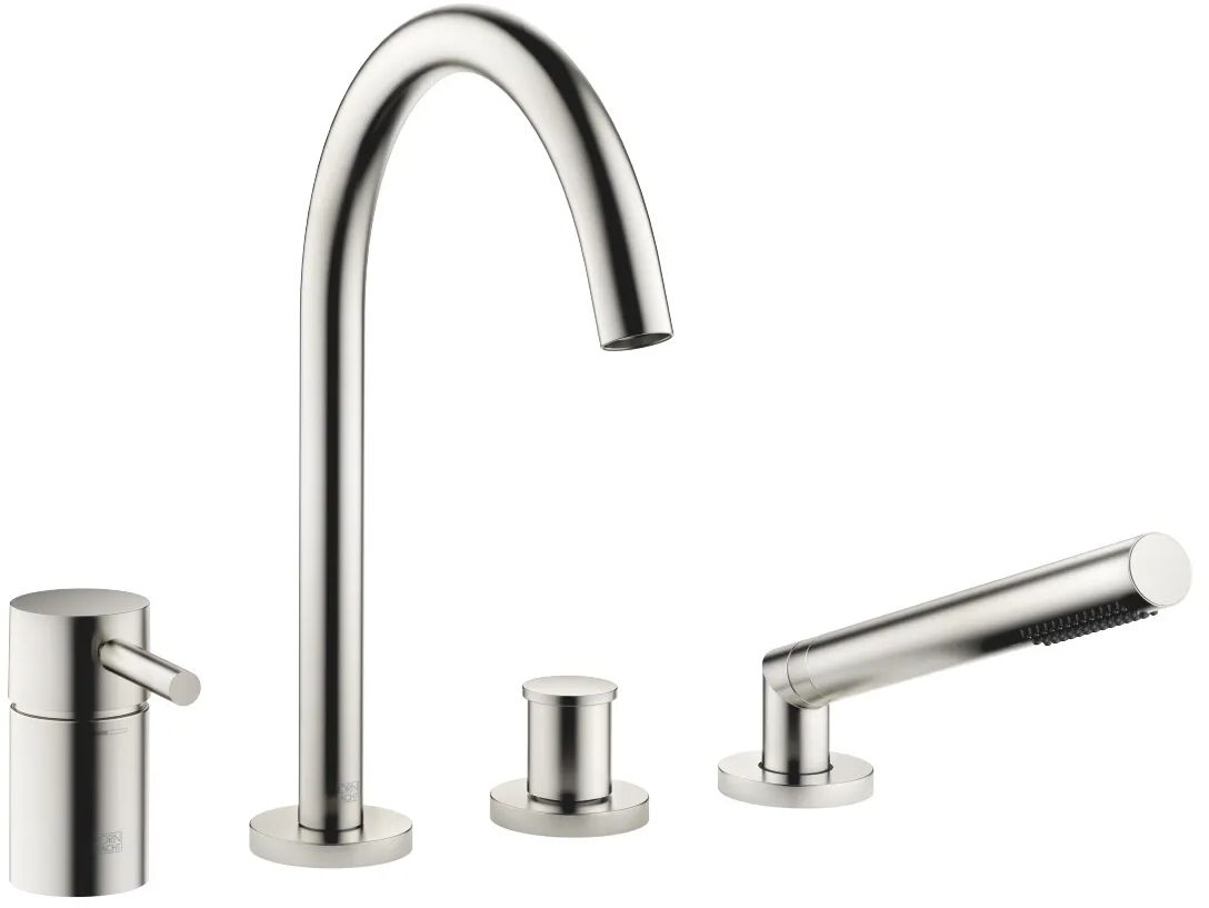 Dornbracht Meta bateria wannowo-prysznicowa 4-otworowa chrom szczotkowany 27632661-93