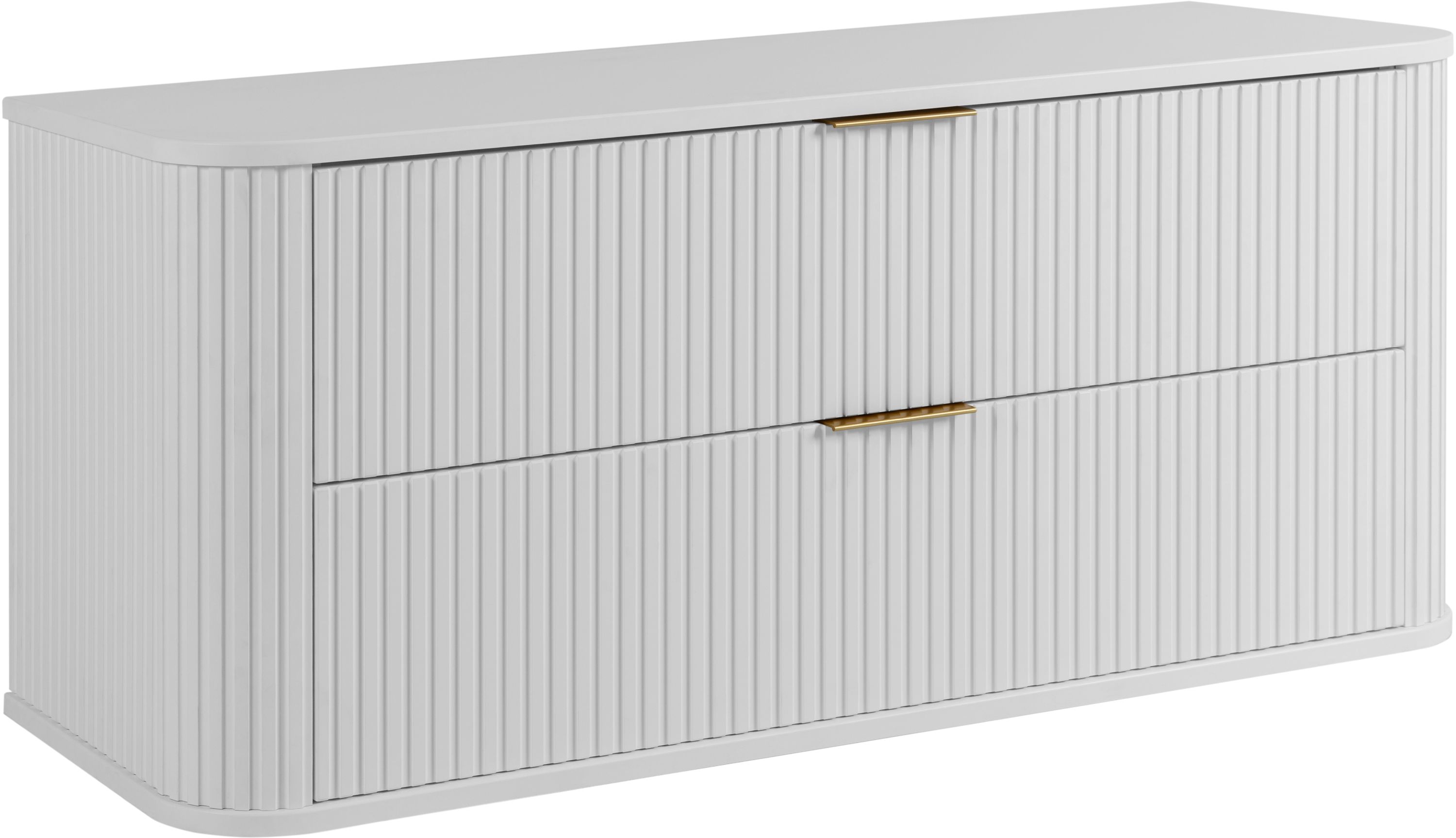 Rodan Elegance szafka z blatem 120,4x41,5x51,7 cm podumywalkowa wisząca biała - Wysyłka w 24h