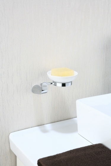 Art Platino Emira mydelniczka naścienna chrom/porcelana EMI-85070