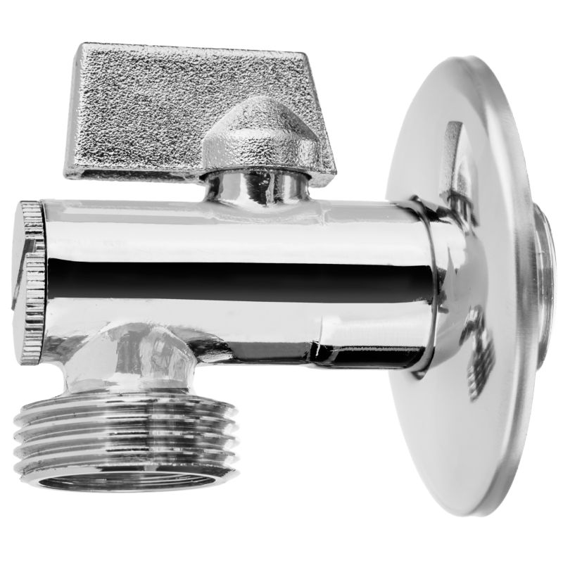 Zawór Kątowy do Baterii Pralki Zmywarki Kulowy GZ/GZ 1/2"x1/2" INVENA 1 szt.