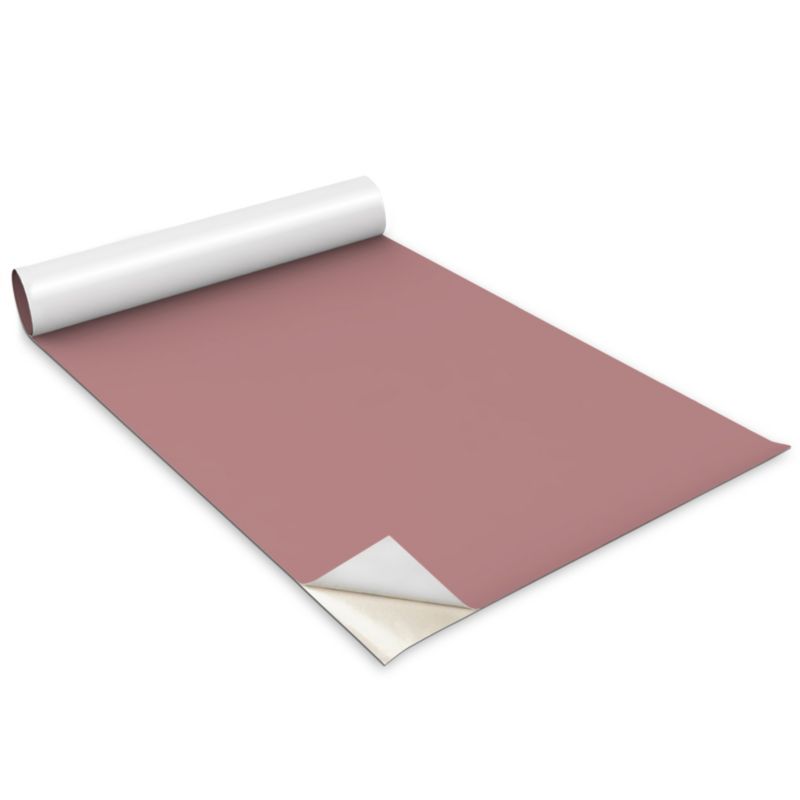 Folia Samoprzylepna Do Mebli Wallfluent 100x50 cm Kolor Różowy Matowa Okleina Dekoracyjna 1 rol.
