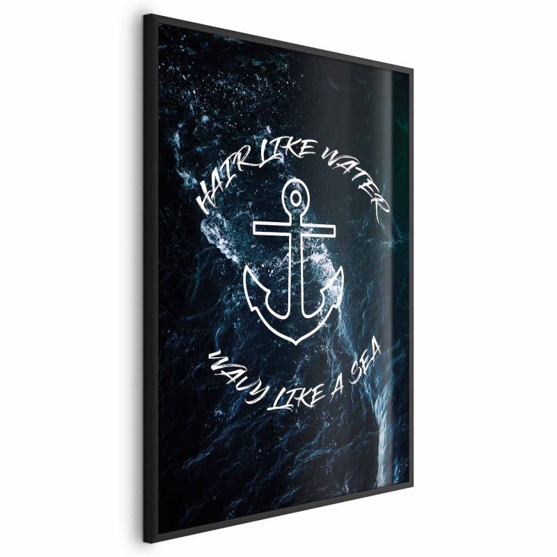 Plakat Artgeist Like Water 21x30 cm z ramą czarną 1 szt