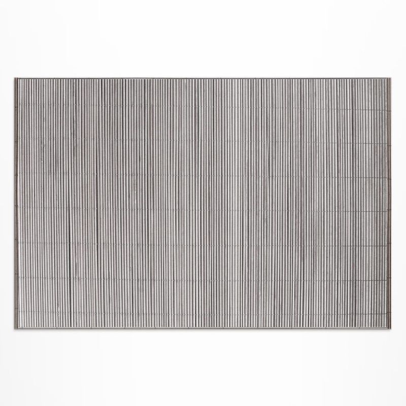 Winylowy Chodnik Zewnętrzny Wallfluent 140x210 cm Mata bambusowa drewniana styl boho 1 szt.