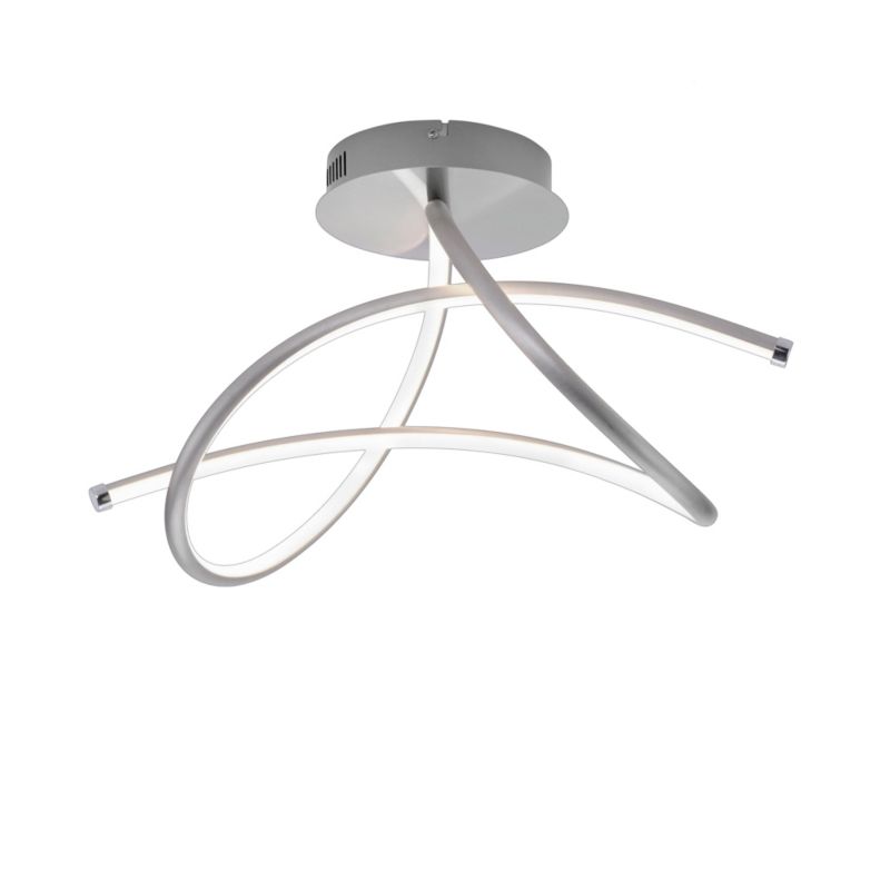 Lampa sufitowa Leuchten Direkt VIOLETTA srebrna 1 x LED 30W wym:28x51x23cm IP20 -1 szt.