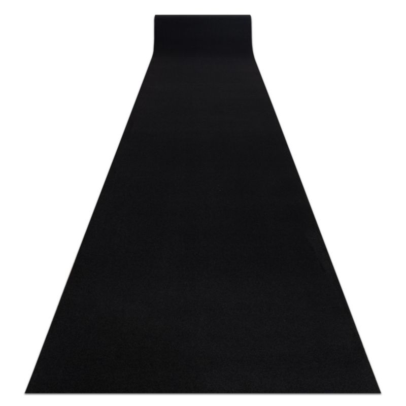 Chodnik RugsX 100x300 cm czarny 169607 1 szt.