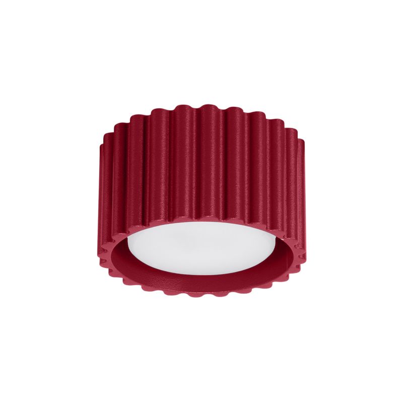 Spot reflektor natynkowy Sollux Lighting AURA burgundowy 1xGX53x10W wym:6x10x10cm IP20 -1 szt.