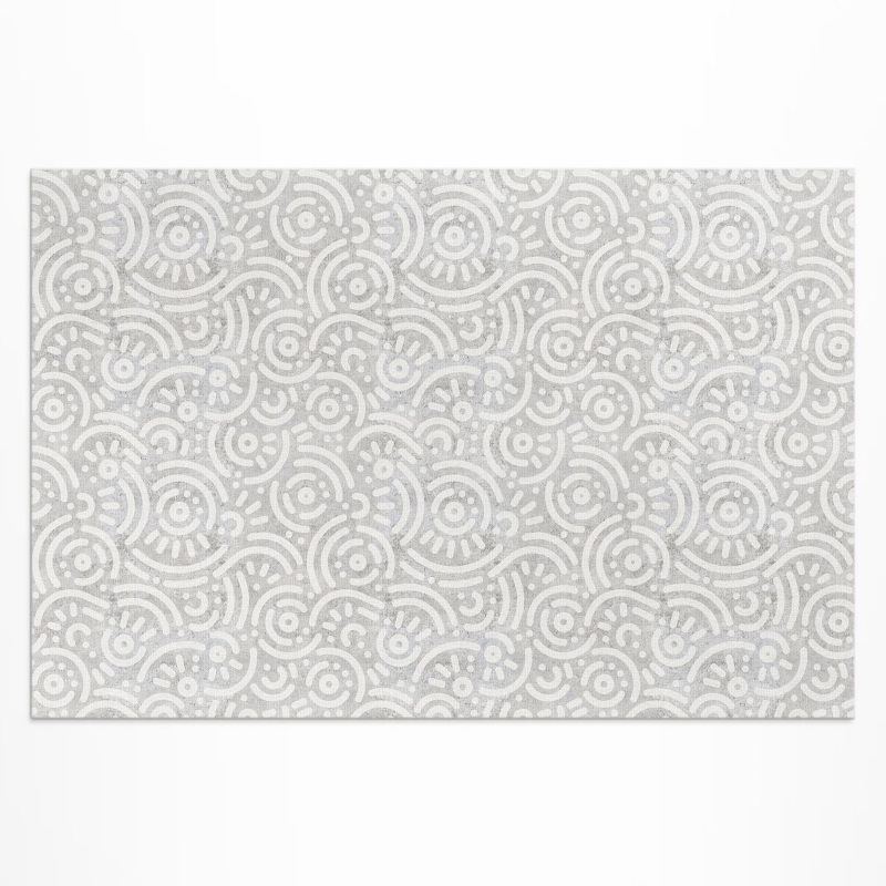 Dywan Winylowy Zewnętrzny Wallfluent 60x90 cm Abstrakcyjne orientalne kształty linie boho 1 szt.