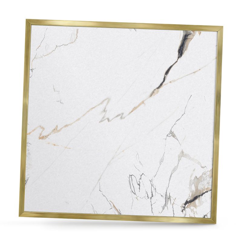 Tablica magnetyczna ozdobna ArtPrintCave 50x50 Nowoczesna elegancja w złotej ramie 1szt