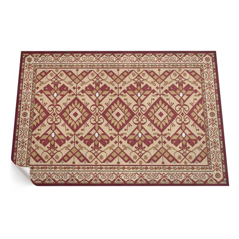 Zewnętrzny Dywan Winylowy ArtPrintCave 100x150 cm Ozdobny wzór w starym stylu vintage 1 szt.
