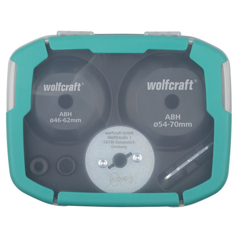 Zestaw adapterów do otwornic Wolfcraft Gmbh 5953000 3 szt.