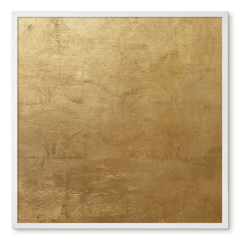 Tablica Na Magnesy Z Podróży Tulup 50x50 cm Żółta tekstura - Biała rama Do salonu, sypialni 1 szt.
