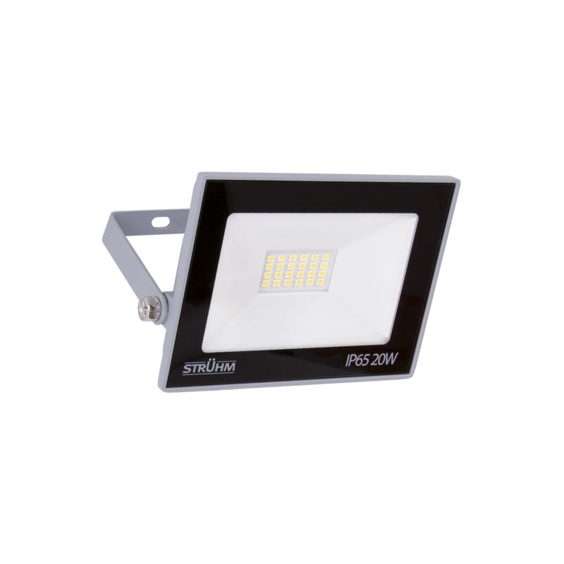 Naświetlacz LED zewnętrzny STRUHM KROMA LED 20W GREY CW szary moc 20W barwa światła zimnobiała - 1 szt.