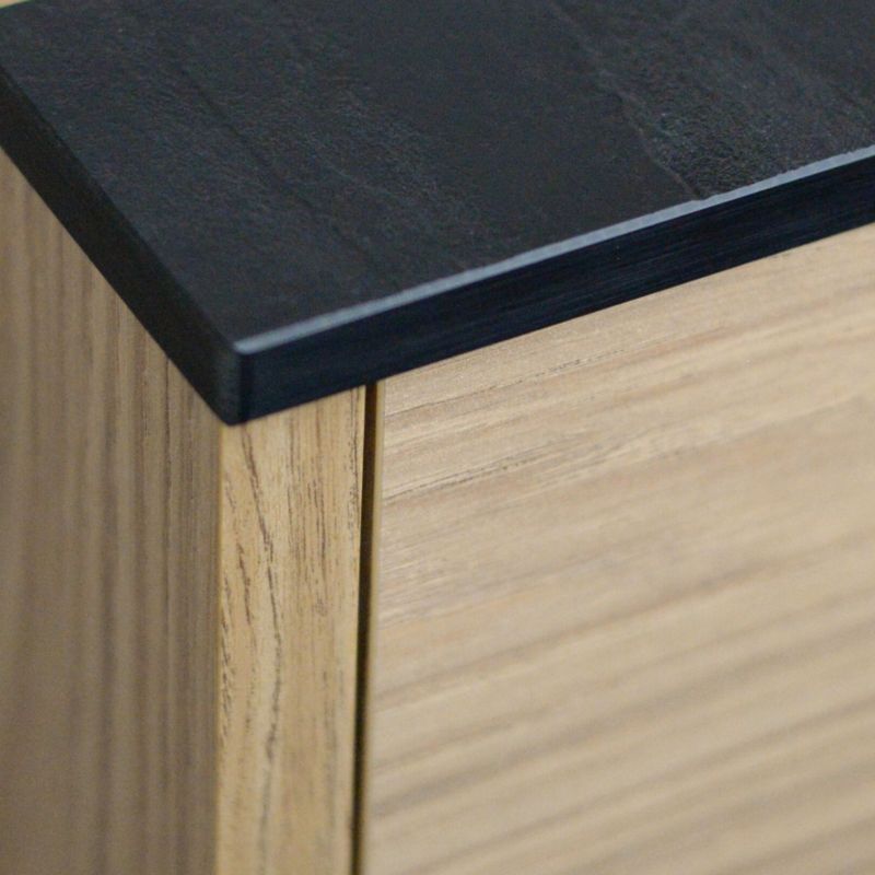 Blat łazienkowy HPL do szafki 80cm 80,5x46cm Black (0190SL) 1szt.