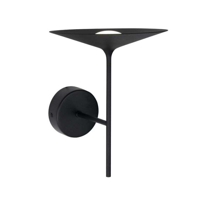 Kinkiet ścienny Maxlight Hana czarny styl minimalistyczny LED 6W 3000K 540lm IP20 wym: 21,2 x 17,5 x 21,8 cm - 1 szt.