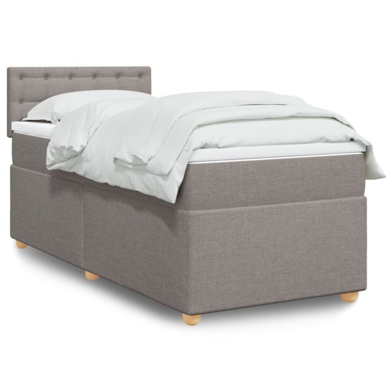 Łóżko kontynentalne WaszeMeble 90x200 cm Brązowe WM-3286581 1 szt.