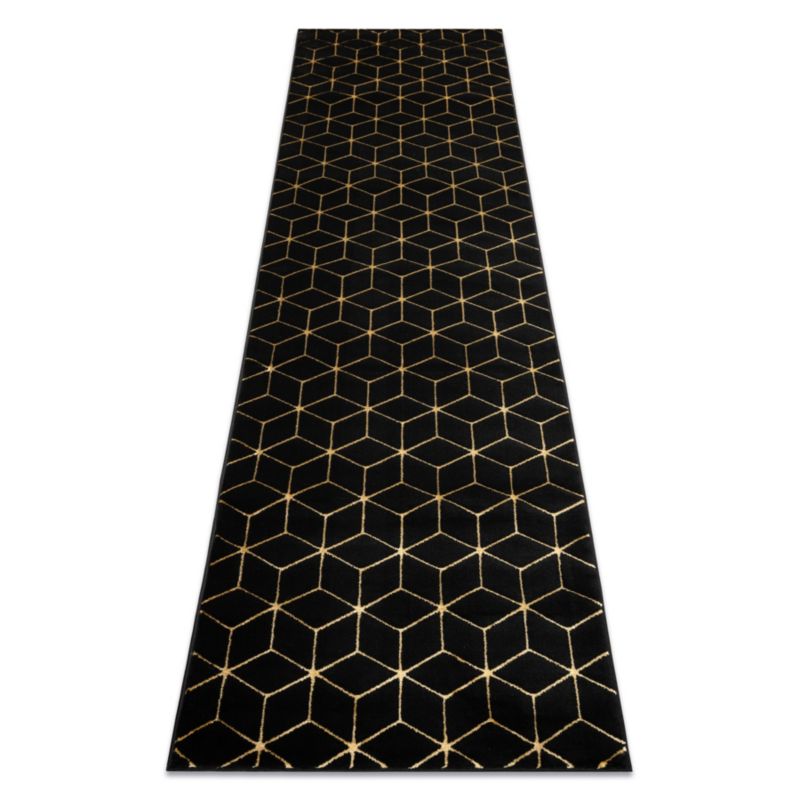 Chodnik Gloss RugsX 60x200 cm czarny AT3873 1 szt.