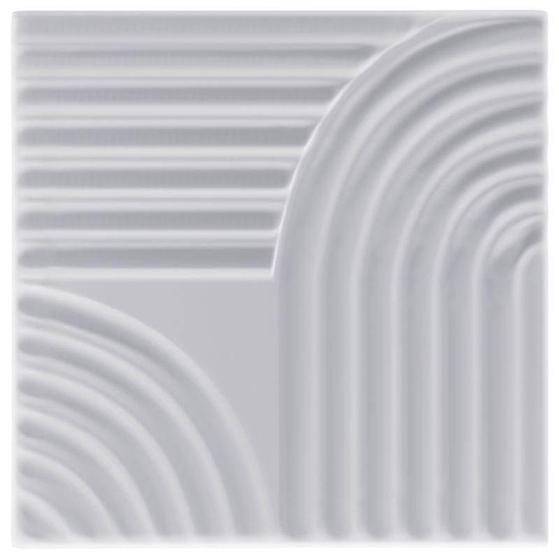 Panel dekoracyjny ścienny Marbet Design XPS 3D LINE STUCCO 50x50 cm white 8 szt.