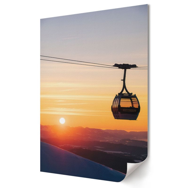 Plakat na ścianę Wallfluent Format A1 Zachód słońca Artysta Into 1 szt.