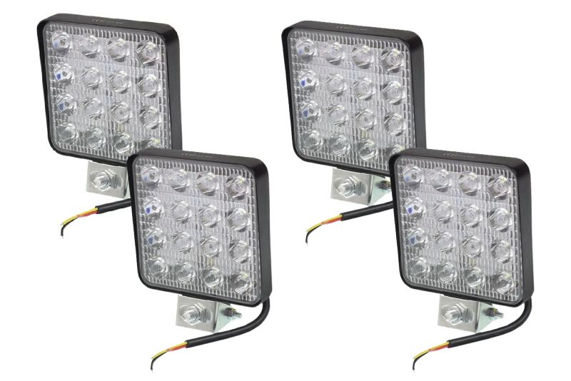 Zestaw czterech lamp roboczych szperacz LED reflektor HERMON 16xLED 3840lm 4 szt.