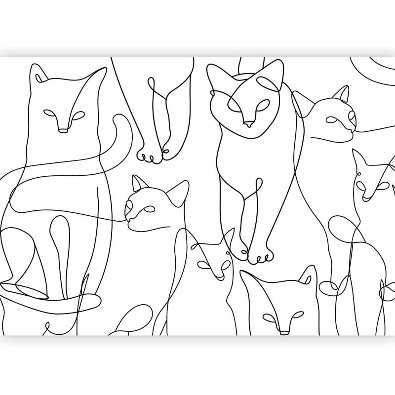 Fototapeta flizelinowa Artgeist 170 g/m2 wodoodporna Zwierzęta czarna 100x70 (2 części) 10035ab rolka 1 szt