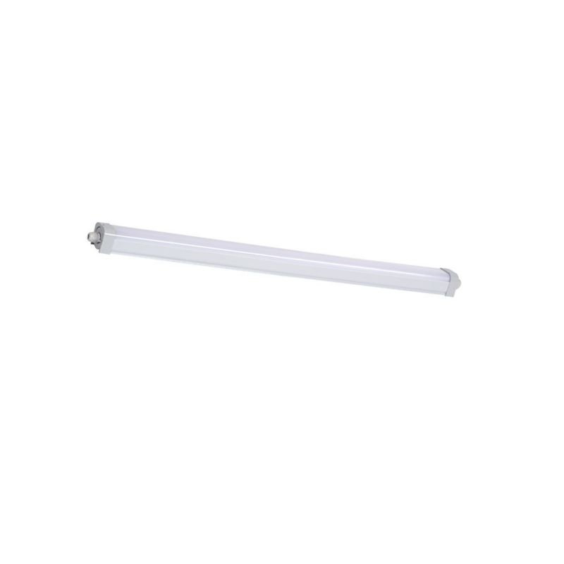 Oprawa liniowa do garażu warsztatu Kanlux Tp Strong szara LED 37W 4000K 5000lm hermetyczna IP65 wym: 6 x 125 x 6,7 cm - 1 szt.