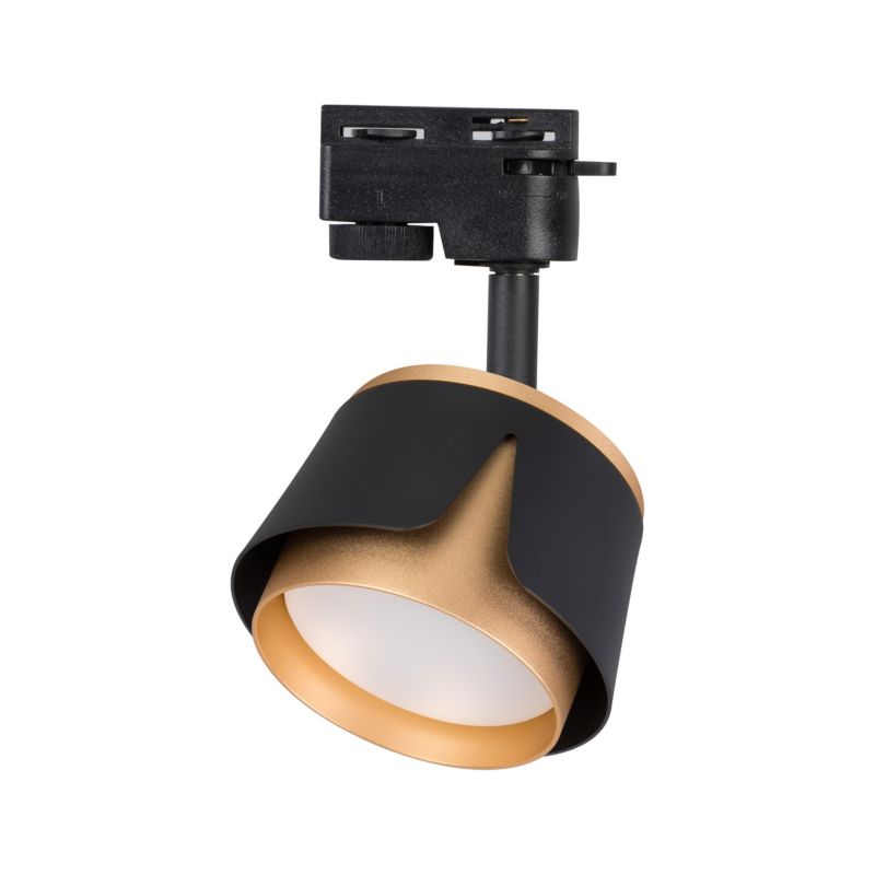 Reflektor LED XUDO 1-faza GX53 Czarno-Złoty Regulowany 1 szt.