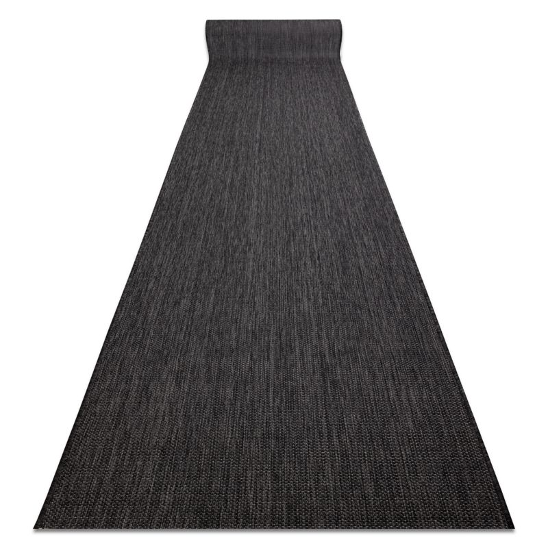 Chodnik RugsX 100x420 cm czarny 291713 1 szt.
