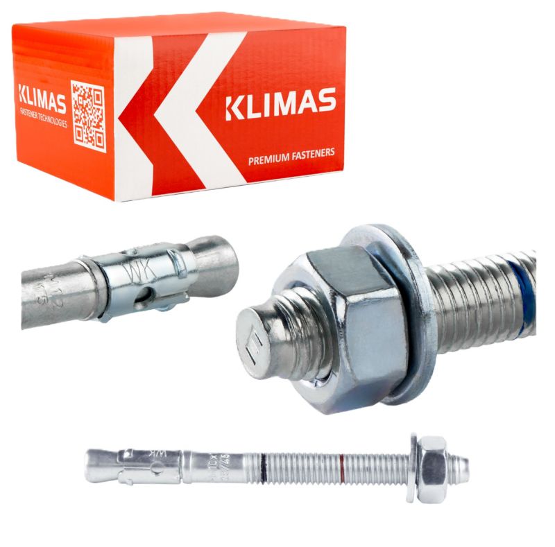 Kotwy mechaniczne do betonu Klimas LE-ZN 10x105 mm kotwy ekspresowe 25szt