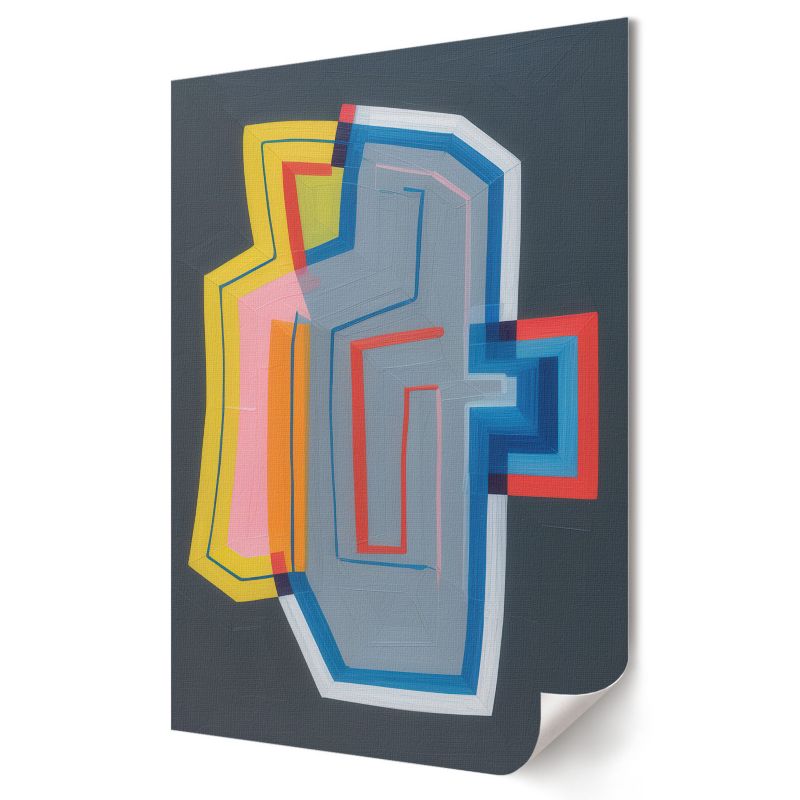 Plakat Wallfluent Format A3 Kolorowe formy Artysta Clara "Bloom" Weiss 1 szt.