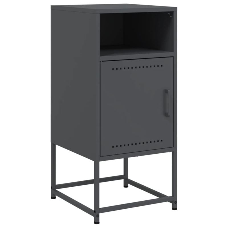 Szafka nocna WaszeMeble metalowa szara WM-846570 1 szt.