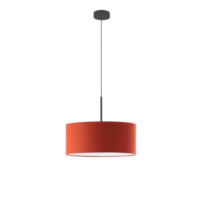 Lampa wisząca zwis Volta Light Factory żyrandol sufitowa z abażurem diament Ceglany JAZZ 40cm 1szt.