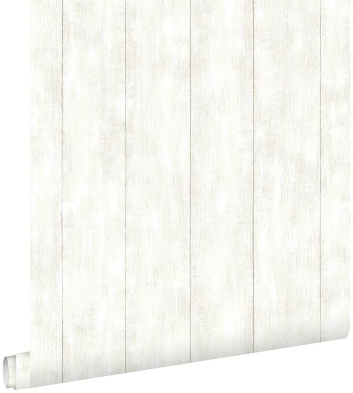 Tapeta ESTAhome odpady drewniane białym 53 cm x 10.05 m - 1 rol.