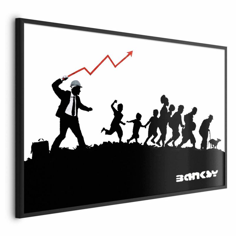 Plakat Artgeist Wyścig 90x60 cm z ramą czarną bez marginesu 1 szt