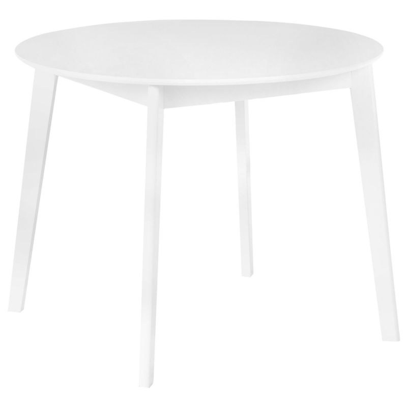 Stół do jadalni Roxby Biały 100 cm 100 cm Drewno sosnowe 1 szt.