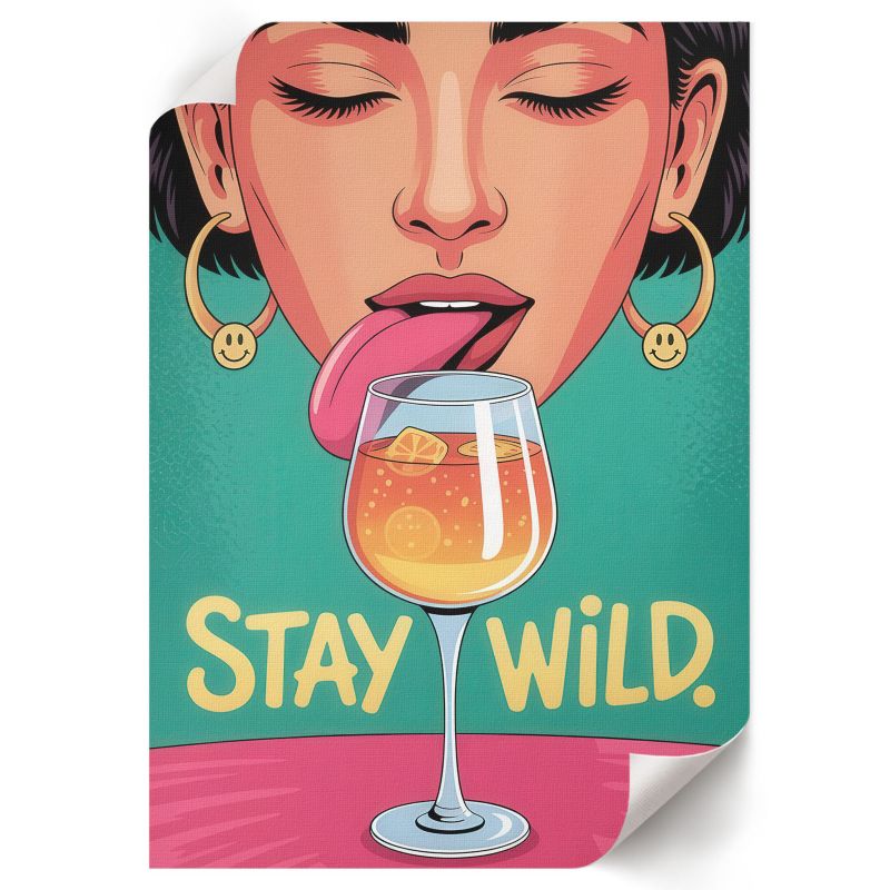 Plakat Do Pokoju Dziecka ArtPrintCave 29,7x42 cm Stay Wild Sableen 1 szt.