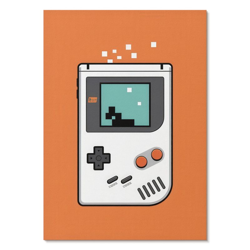 Plakat na Ścianę Tulup 59,4,x84 cm (A1) Gameboy retro Do biura, salonu, sypialni 1 szt.