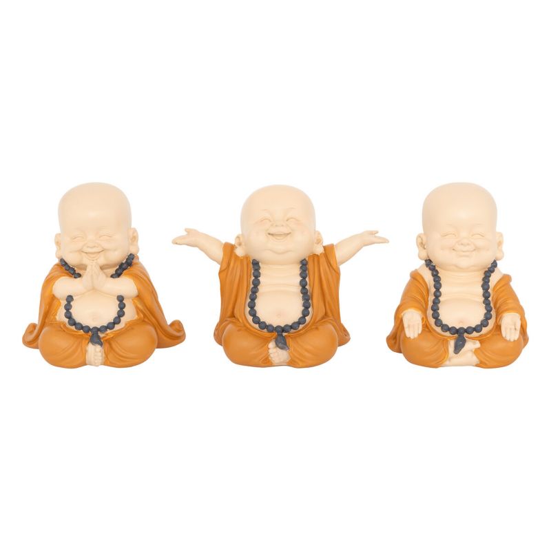 Komplet 3 figurek Budda Baya Atmosphera 13 x 15 cm 1 kpl.